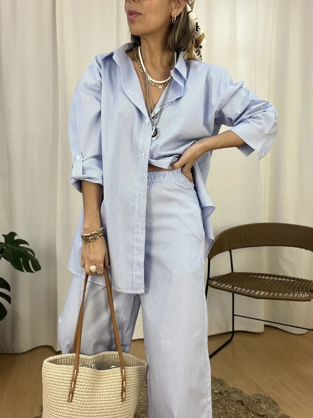 Solid Color Shirt for Women